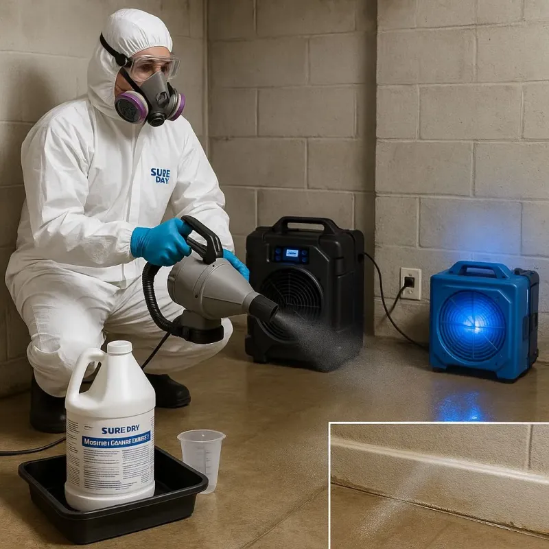 Sanitization and Odor Removal process in South Suffolk, VA